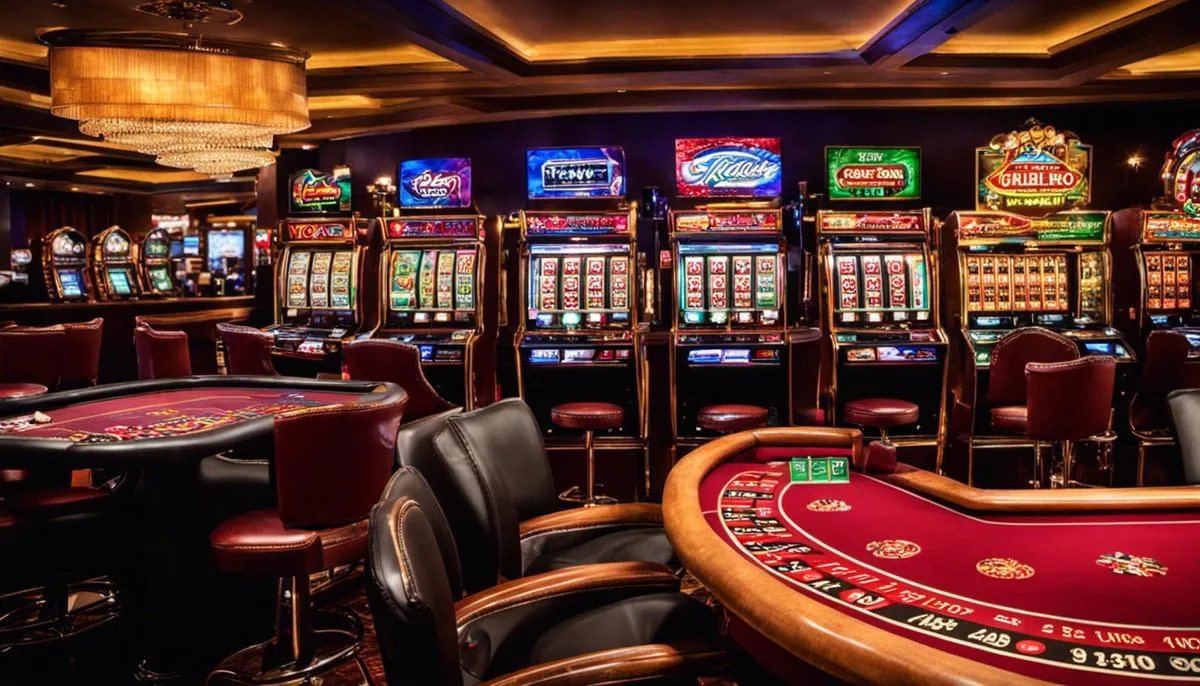 Live casino dengan dealer profesional dan permainan blackjack, roulette di paktuaslot